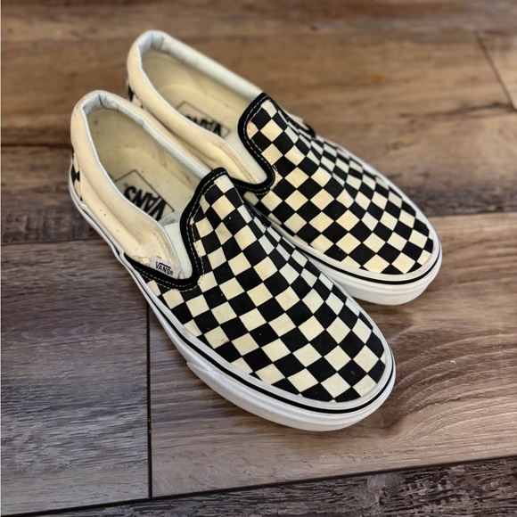 Vans Other - Vans Black and White Checkerboard Slip-Ons